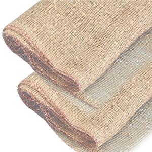 2x Jute doek/stof grof naturel 5 x 1 meter Beige