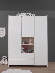 Vipack Kleiderschrank Kiddy, MDF-Oberfläche