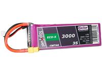 LiPo accupack 11.1 V 3000 mAh Aantal cellen: 3 20 C Softcase XT60