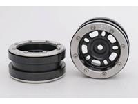 metsafil 1:10 Crawler Felgen Distractor Schwarz 2St.