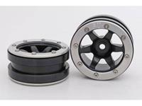 metsafil 1:10 Crawler Felgen PT-Wave Schwarz 2St.
