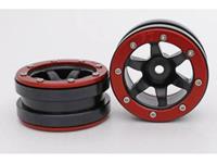 metsafil 1:10 Crawler Felgen PT-Wave Schwarz 2St.