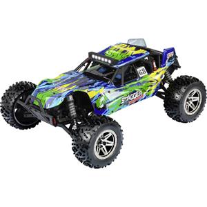 Reely Stagger 1:10 Brushless RC auto Elektro Buggy 4WD 100% RTR 2,4 GHz Incl. accu, oplader en batterijen voor de zender, Incl. brushless combo