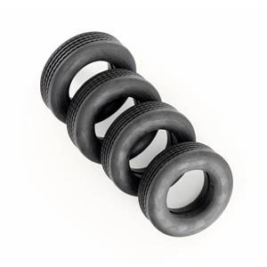 Veroma 1:16 Dieplader Banden Massief rubber 14 mm 4 stuk(s)