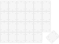 extronmodellbau Scharnierplättchen Rechteckig Faserstoff (L x B) 25mm x 20mm 24St.