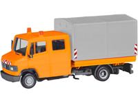 Herpa 094177 H0 Mercedes Benz T1 laadbak/dekzeil, gemeentewerken