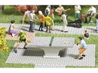 Busch Action-Set 7843 H0 actieset tafeltennistafel Kant-en-klaar model