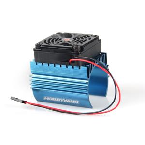 Hobbywing Motorkoellichaam met ventilator 60 mm Ventilatorpositie: In het midden geplaatst Geschikt voor modelbouwmotor: 44 (Ø) motoren