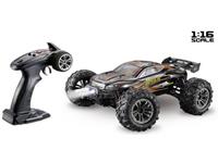 Absima Racer Zwart, Oranje Brushed 1:16 RC auto Elektro Truggy 4WD RTR 2,4 GHz Incl. accu en laadkabel