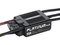 hobbywing Platinum Pro 60A V4 Flugmodell Brushless Flugregler Belastbarkeit (max.): 80A