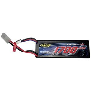 Carson LiPo accupack 7.4 V 1700 mAh Aantal cellen: 2 Softcase Tamiya