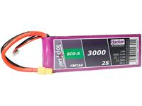 hacker LiPo accupack 7.4 V 3000 mAh Aantal cellen: 2 20 C Softcase XT60