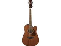 Ibanez Artwood AW5412CE Open Pore Natural 12-string electro-acoustic guitar