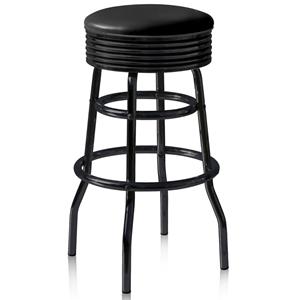 Bel Air Retro Barkruk BS-29-77 Full Black