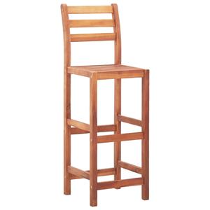 vidaXL Barstoelen 2 st massief acaciahout