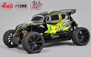 FG Modellsport Monster Buggy RTR 1:6 RC auto Benzine Buggy 4WD RTR 2,4 GHz Incl. accu, oplader en batterijen voor de zender