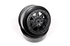 Axial 2.2 3.0 Raceline Renegade Wheels - 41mm (Black) (2pcs) (AX08101)