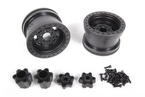 Axial 2.2 Trail Ready HD Series Beadlock w/Slim Ring - IFD Wheels - Black (2pcs) (AX08141)