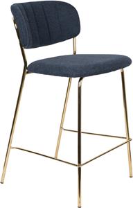 Barstoel Jolien - Gold/Dark Blue