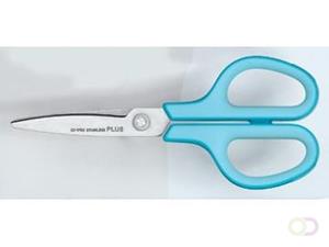 Plus FitCut Curve SMART schaar, 17,5 cm, blauw, op blister