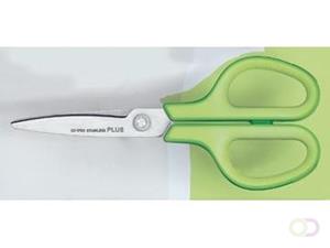 Plus FitCut Curve SMART schaar, 17,5 cm, groen, op blister