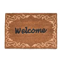 Deurmat kokos relief welcome l40b59 - Esschert Design