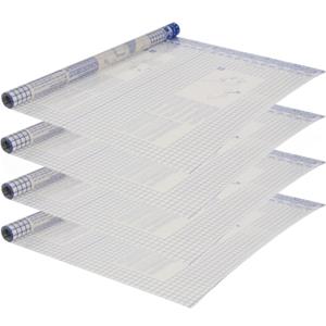 Boeklon 4x  kaftfolie zelfklevend 250 x 33 cm Transparant