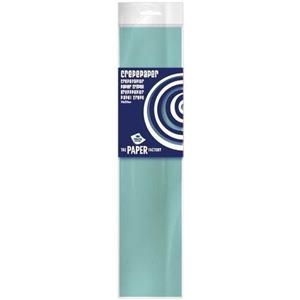 Haza 6x Crepe papier plat lichtblauw 250 x 50 cm knutsel materiaal Blauw