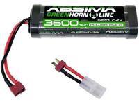 Absima Modellbau-Akkupack (NiMh) 7.2V 3600 mAh Zellen-Zahl: 6 Hardcase T-Buchse, Tamiya-Buchse