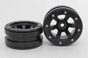 metsafil 1:10 Crawler Felgen PT-Claw Schwarz 2St.