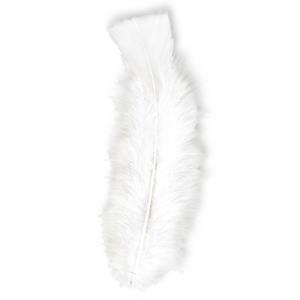 150x Witte veertjes decoratie materiaal Wit