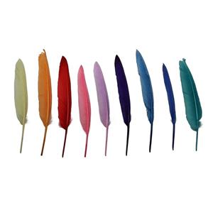 40x Gekleurde decoratie veren/veertjes 15 - 20 cm Multi