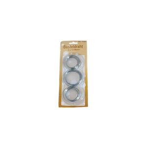 9x rollen Hobby ijzerdraad van 135 meter totaal Zilver