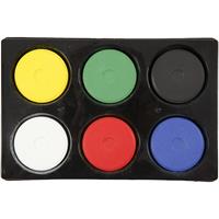 Creativ Company Large refill Blokken Watercolor in palette 6pcs.