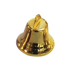 20x Gouden metalen hobby klokjes 16 mm Goudkleurig