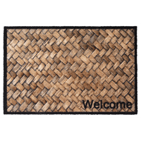 Sencys Deurmat  Prestige Welcome Wicker 50x75cm