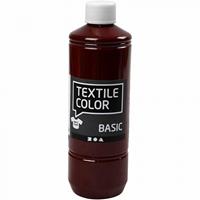 Creativ Company Textiel Color Verf Bruin, 500ml