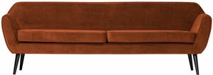 Woood Rocco Xl Sofa 230 Cm Fluweel Roest