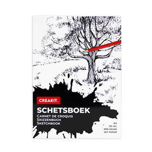 Tom schetsboek Pro junior A4 papier wit 20 vellen