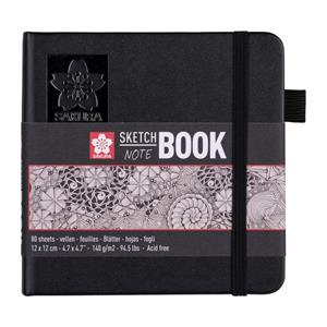 Sakura schetsboek Note, wit, ft 12 x 12 cm