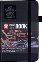 Sakura schetsboek Note, zwart, ft 9 x 14 cm