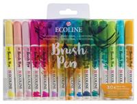 Talens Ecoline Brush pen, etui van 30 stuks, Additioneel