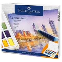 faber-castell Watercolours in pans 24ct set (169724)