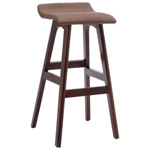 vidaXL Barhocker »Barhocker 2 Stk. Taupe Stoff« (2 St)