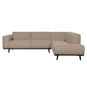 BePureHome Ecksofa Ecksofa Statement Rechts - Bouclé Beige, freistellbar