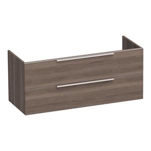 sanituba EVO onderkast voor dubbele wastafel 120cm legno viola