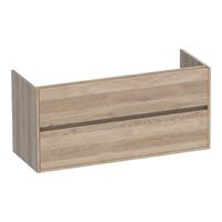 sanituba NEXXT onderkast voor dubbele wasbak 120cm legno calore