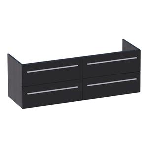 sanituba EX onderkast 140cm black wood