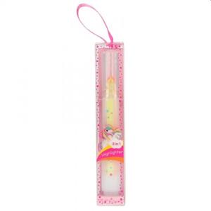 Ylvi & the Minimoomis markeerstift 3 in 1 meisjes 15,2 cm roze