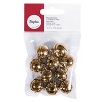 20x Gouden metalen belletjes met oog 19 mm hobby/knutsel benodigdheden - Hobbydecoratieobject